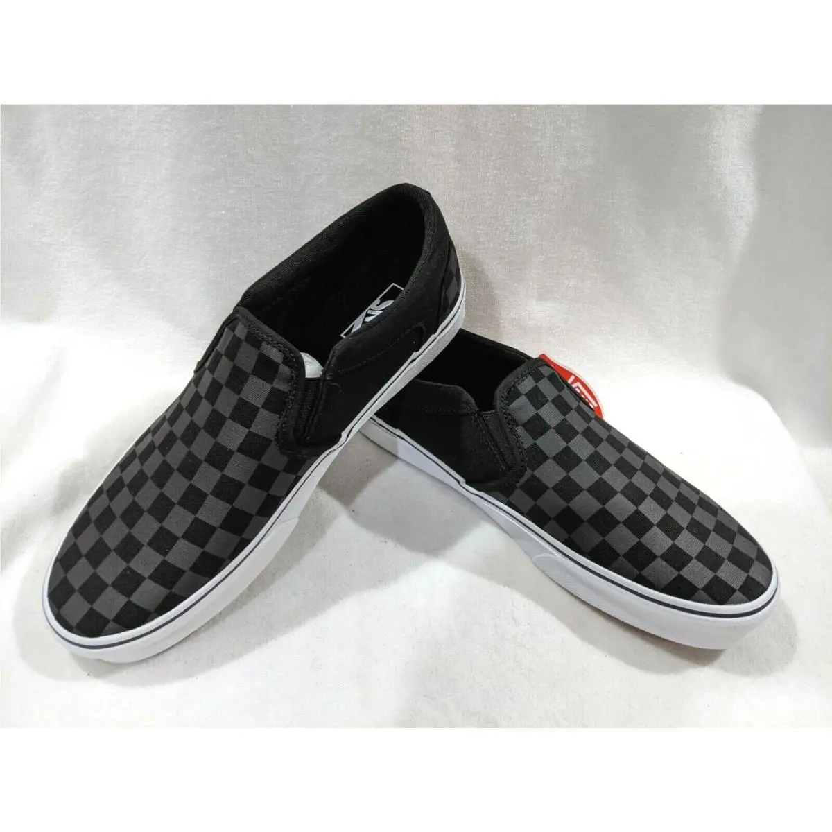 Vans shoes - VANS Asher Checkerboard - Asher Checkerboard - VN0A3477276 - Black 6