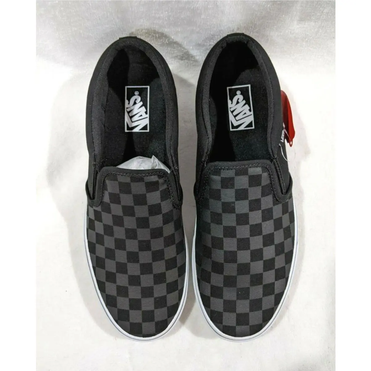 Vans shoes - VANS Asher Checkerboard - Asher Checkerboard - VN0A3477276 - Black 7