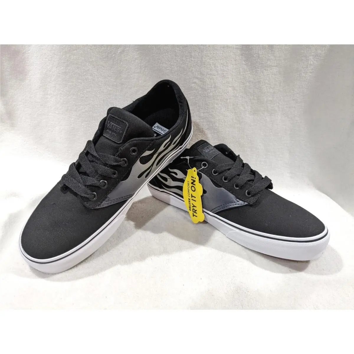 Vans shoes - VANS Atwood Deluxe - Atwood Deluxe - VN0AELYBA2 - Black/White 7