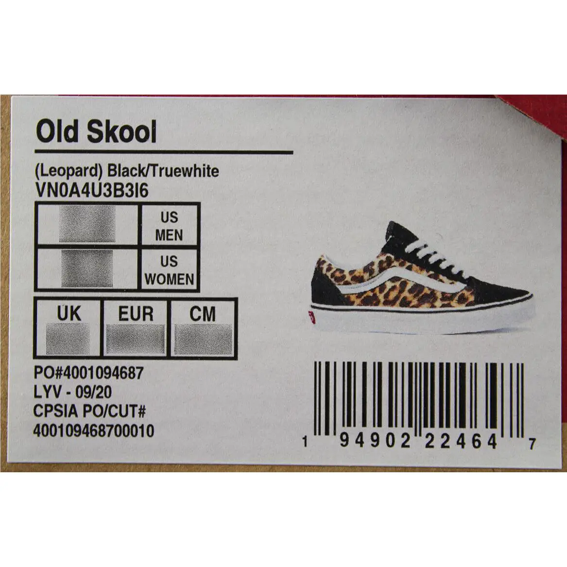 Vans shoes - Old Skool - Old Skool - Black, Full way: Black/True White 16
