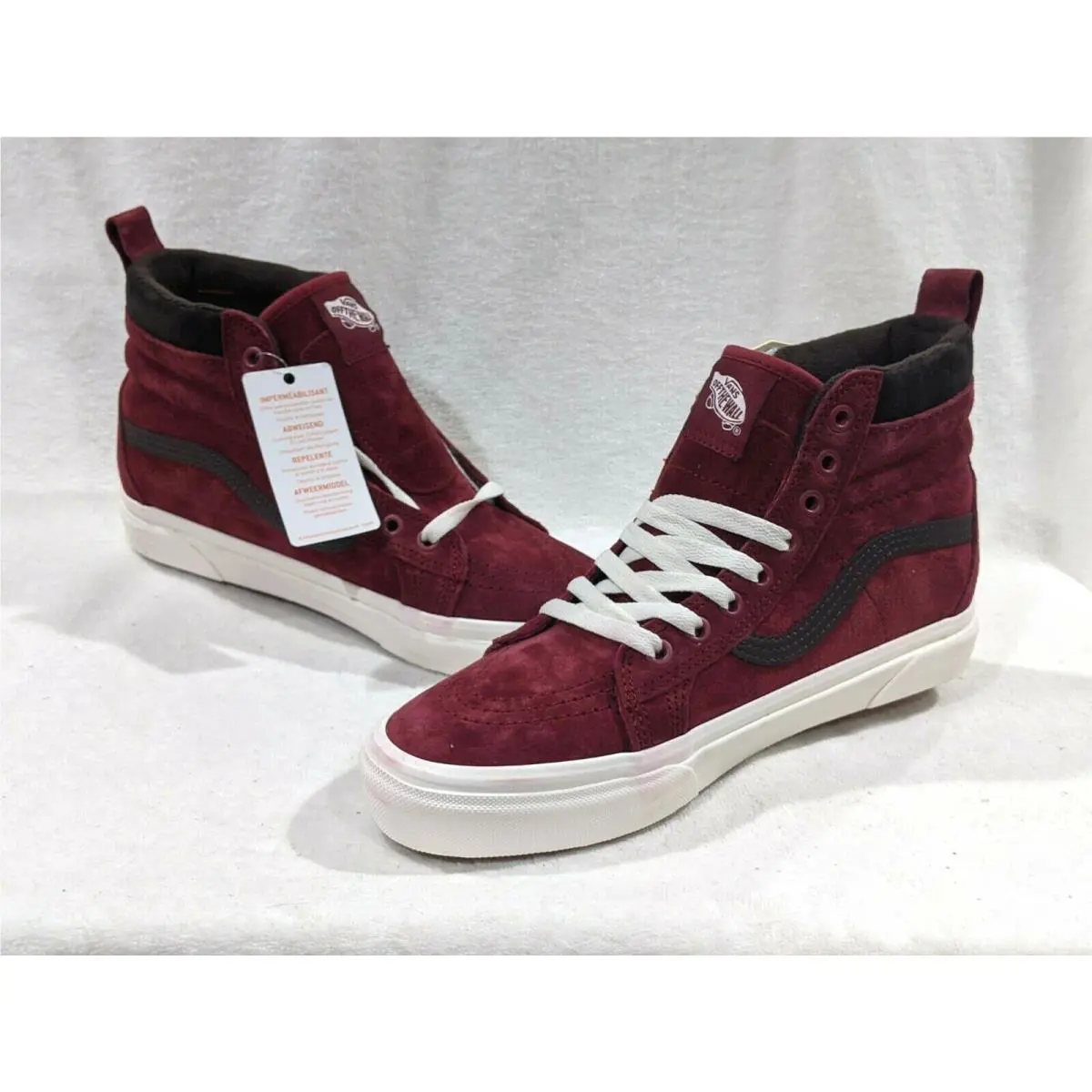 Vans shoes - Vans Sk8-Hi Mte - Mte - VN0A4BV7XKL - Burgundy//Chocolate 8