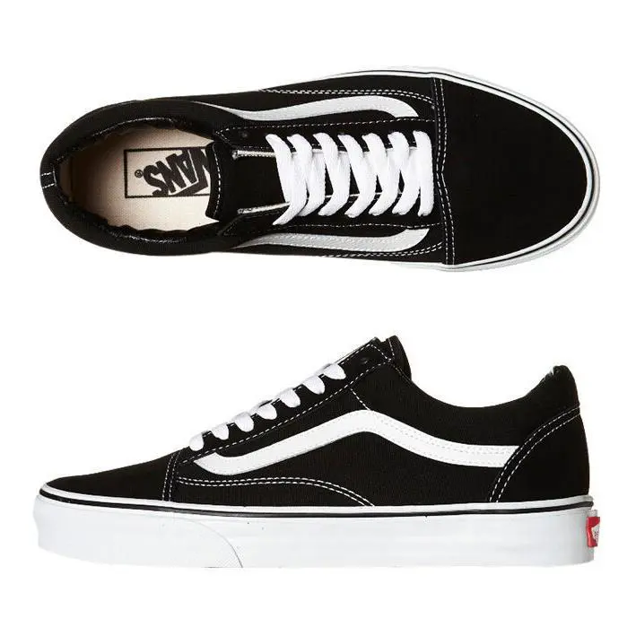 Vans shoes Old Skool - Black White 2