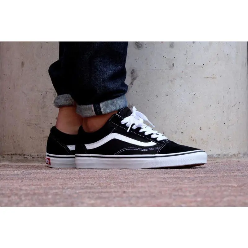 Vans shoes Old Skool - Black White 8