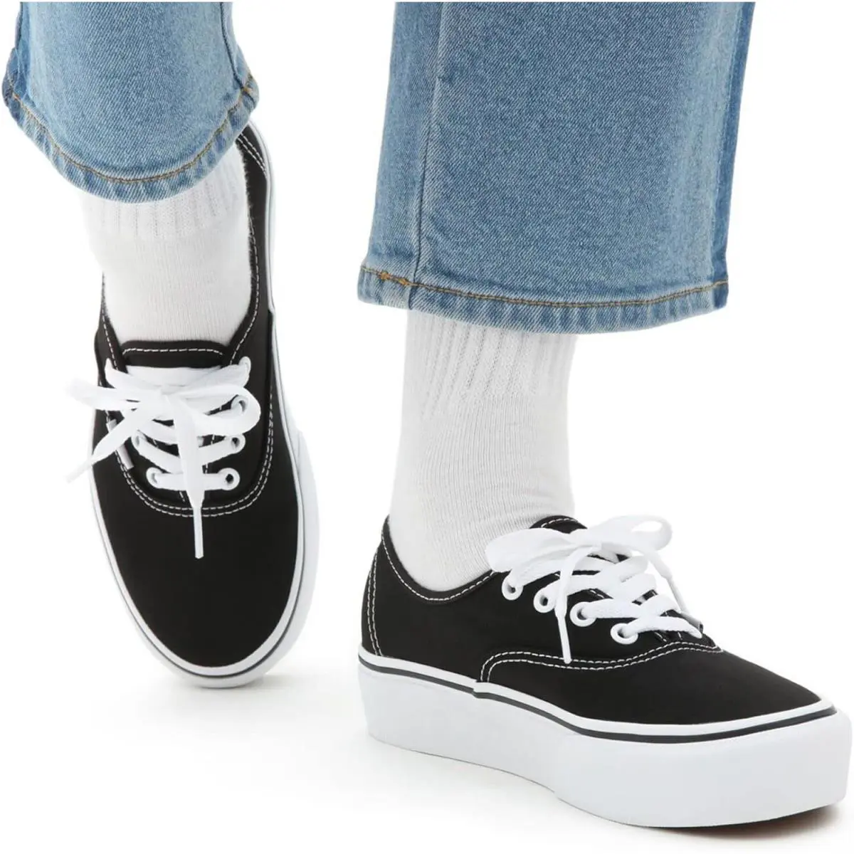 Vans shoes - VANS Authentic Platform - Authentic Platform - VN0A3AV8BLK1 - Black 9