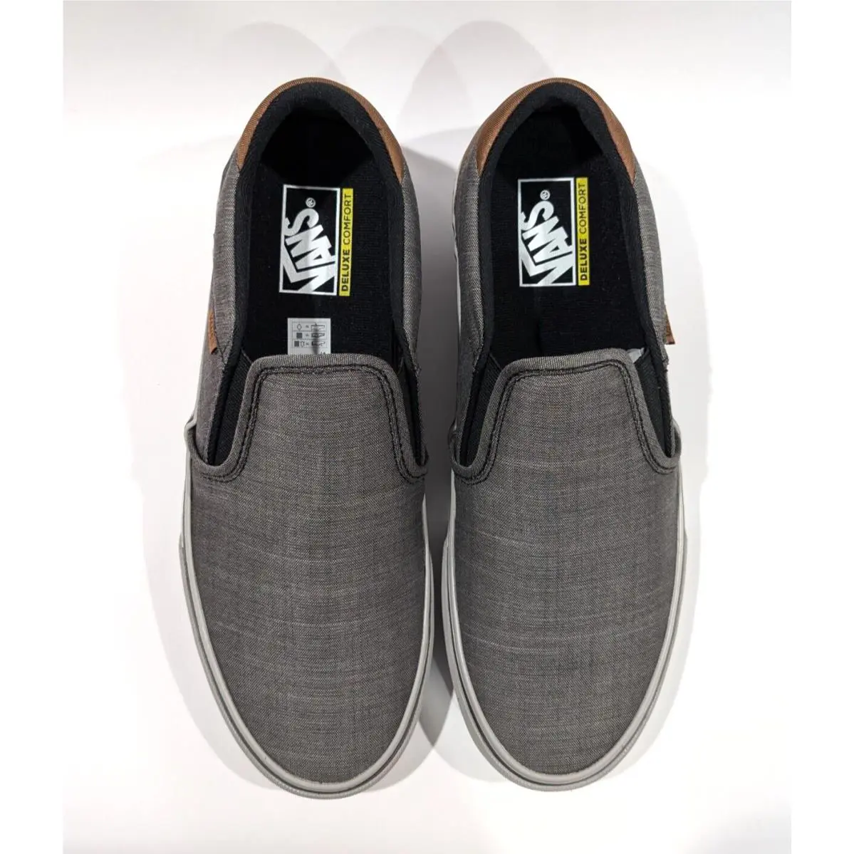 Vans shoes - Vans Asher Deluxe - Asher Deluxe - VN0A5HTUY30 - Black/Grey 0