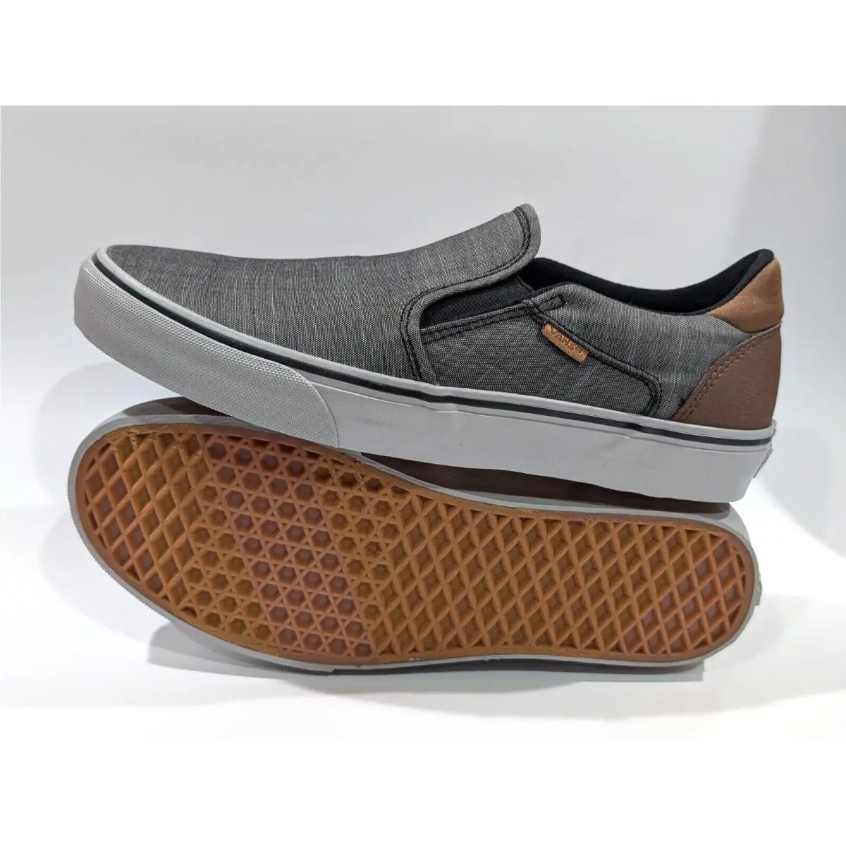 Vans shoes - Vans Asher Deluxe - Asher Deluxe - VN0A5HTUY30 - Black/Grey 2
