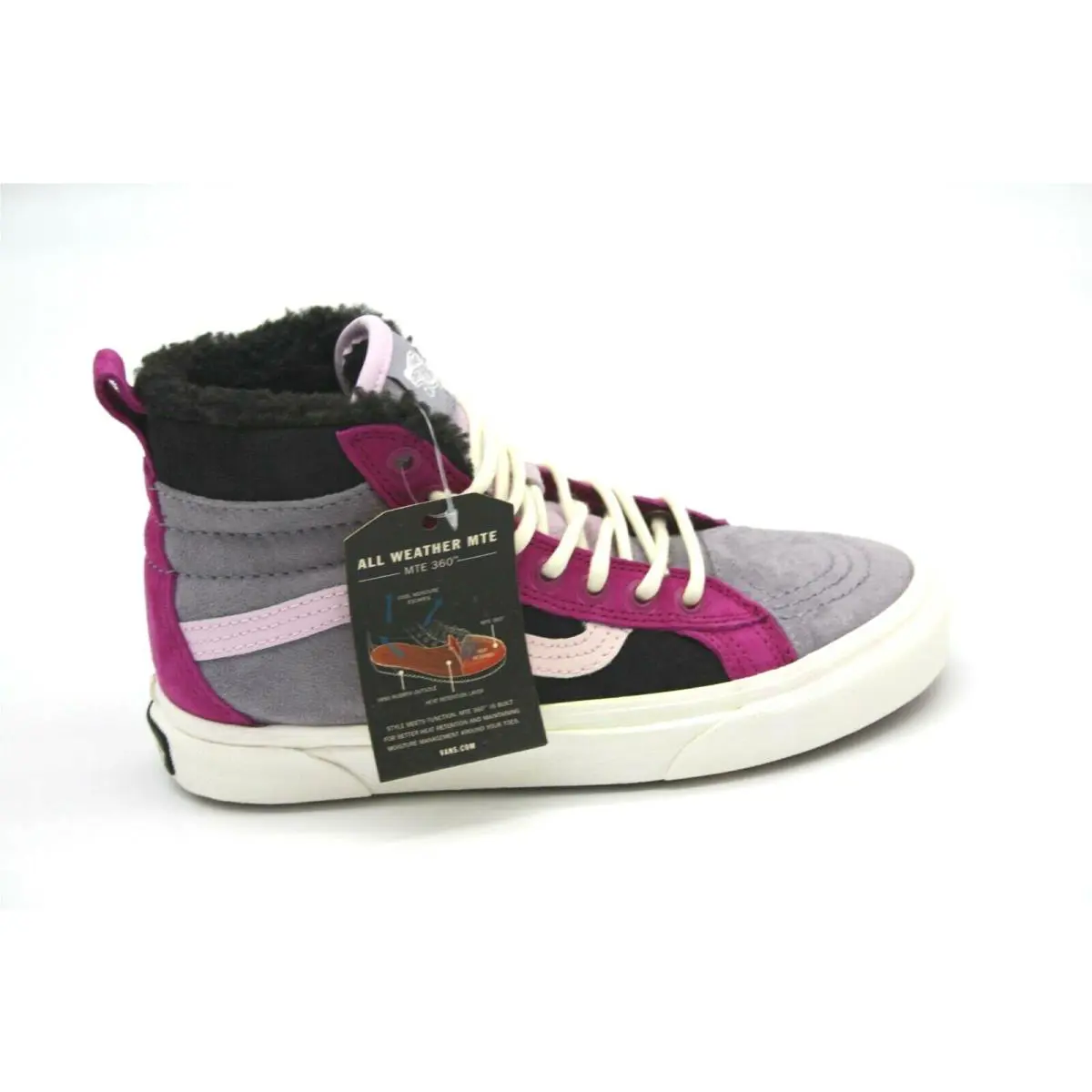Vans shoes - Vans Sk8-Hi Mte - Mte - VN0A3DQ5TU9 - LILAC GREY/Obsidian 9