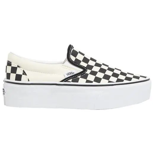 Vans Slip On Platform Stackform Sneaker Black White Checkerboard Women 6-11 - Multi-Color