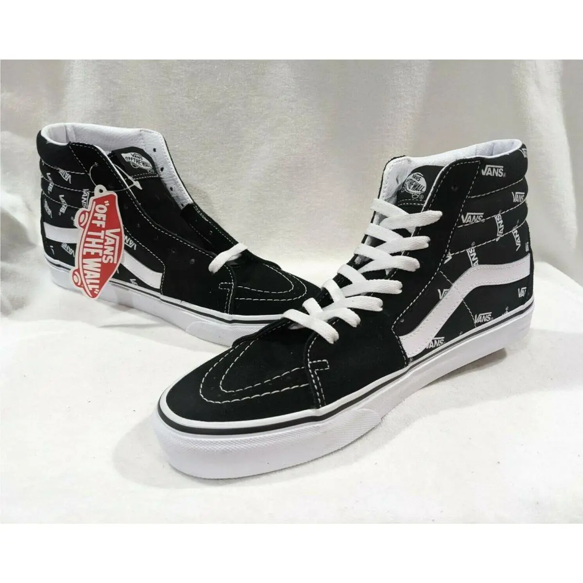 Vans shoes - Vans Sk8-Hi - VN0A32QGQW7 - Black/White 5