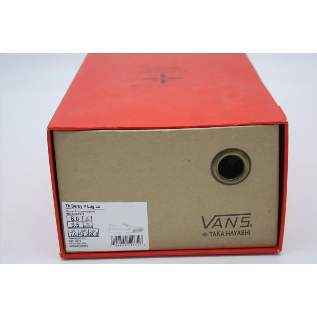 Vans shoes - Vault Derby Lug LX - Vault Derby Lug - VN0A45K9VTT - PACHMENT/LIGHT GREY 18