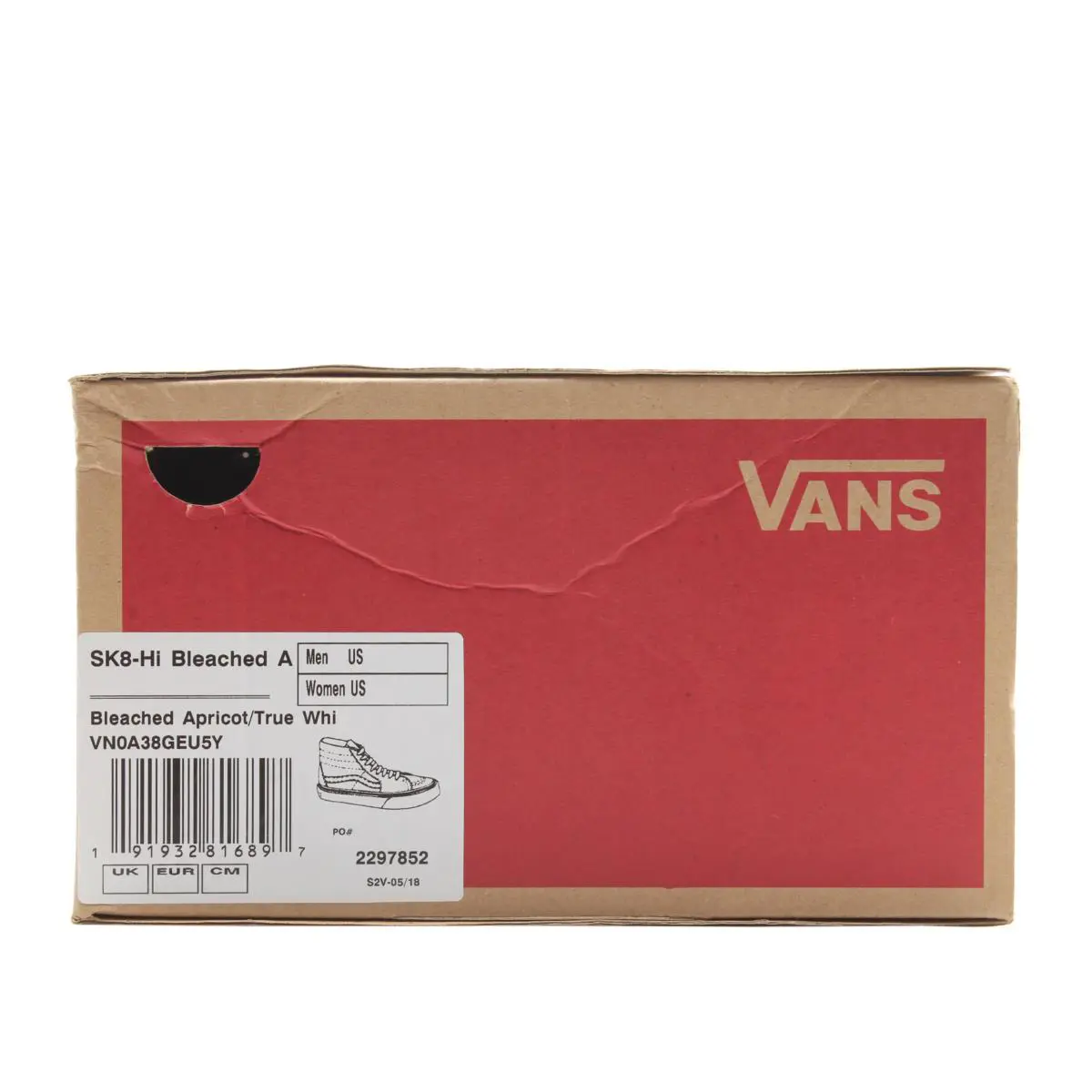 Vans shoes - VN0A38GEU5Y - VN0A38GEU5Y - Bleached Apricot/White 5