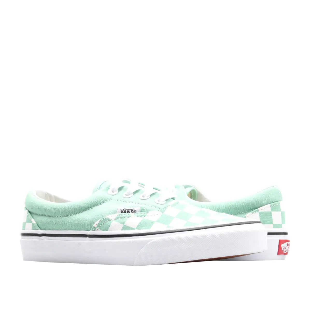 Vans shoes - VN0A38FRVOV - VN0A38FRVOV - Checkerboard - Neptune Green/True White 6