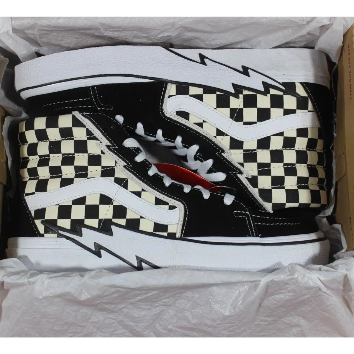 Vans shoes - VANS Sk8-Hi - VN0A5JIVA04 - Black, Manufacturer: Black/White/Checkerboard 1