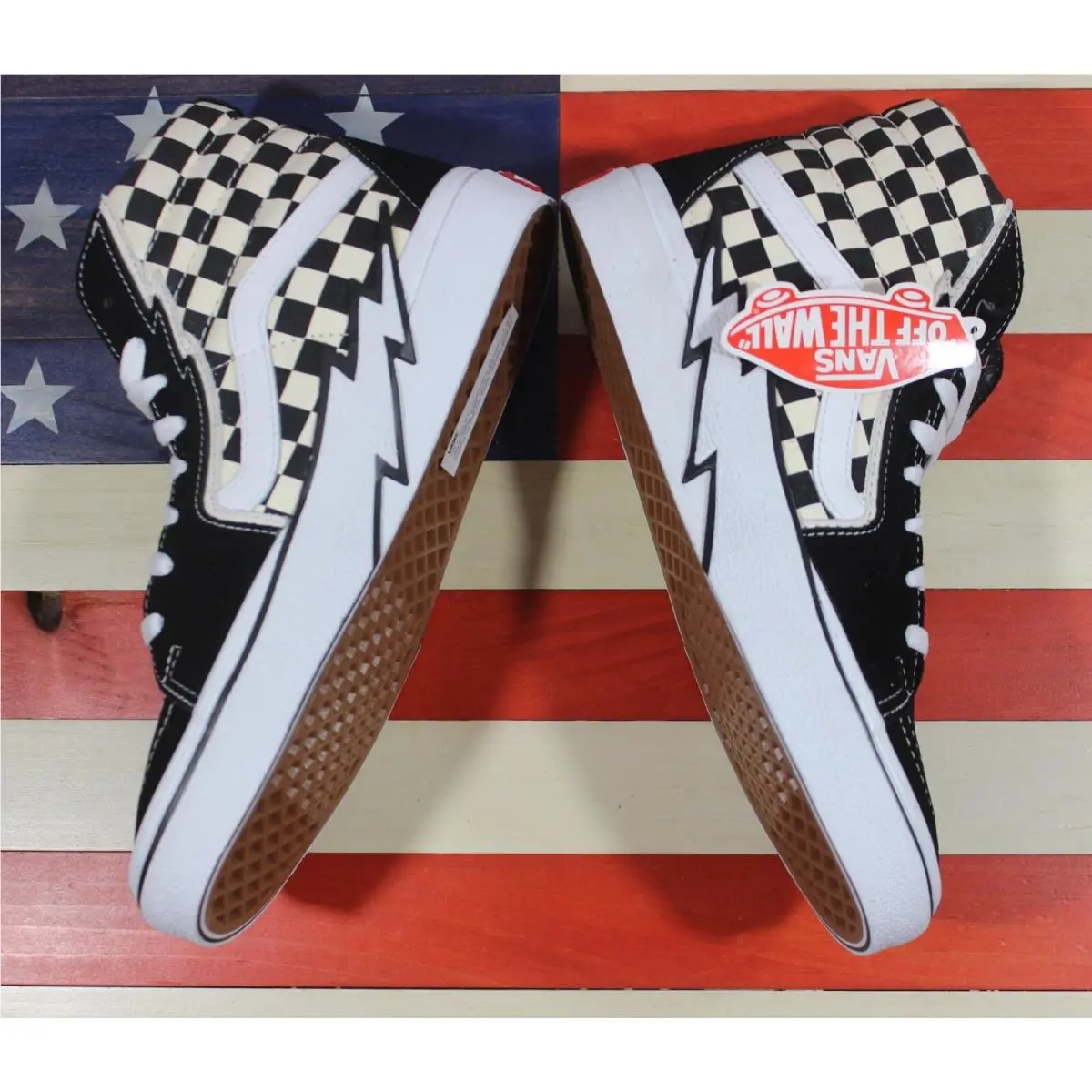 Vans shoes - VANS Sk8-Hi - VN0A5JIVA04 - Black, Manufacturer: Black/White/Checkerboard 6