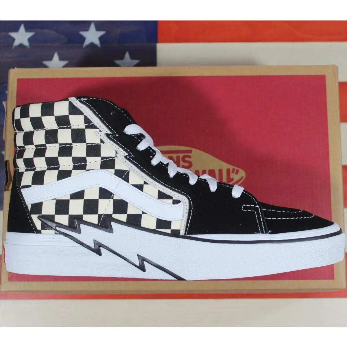 Vans shoes - VANS Sk8-Hi - VN0A5JIVA04 - Black, Manufacturer: Black/White/Checkerboard 11
