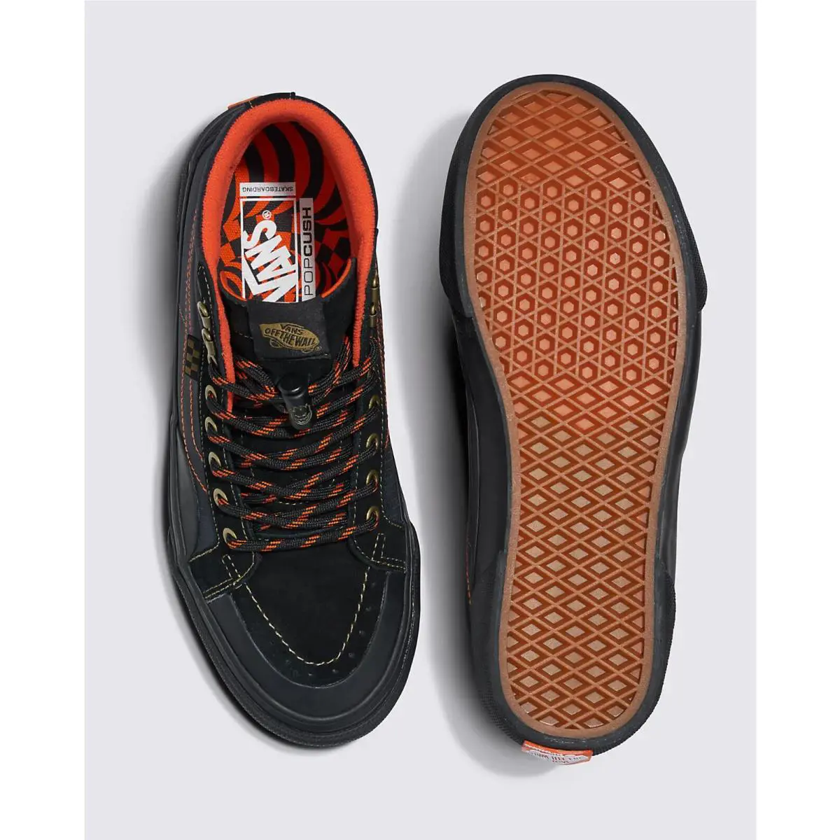 Vans shoes Spitfire - Black/Flame 6