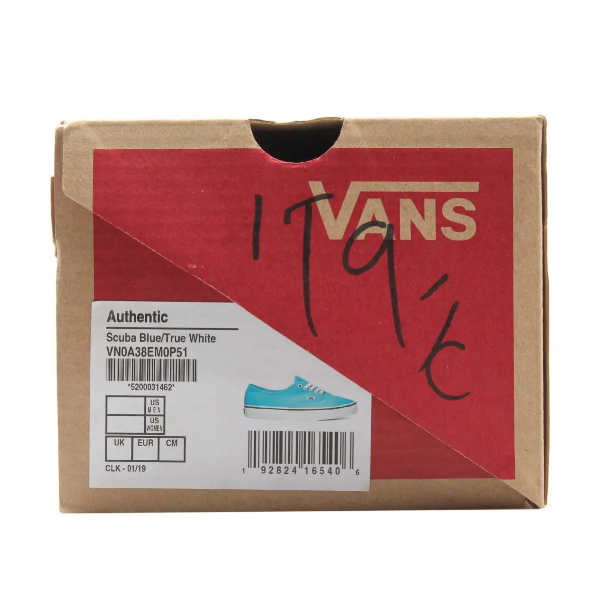 Vans shoes - VN0A38EM0P5 - VN0A38EM0P5 - Scuba Blue/True White 5