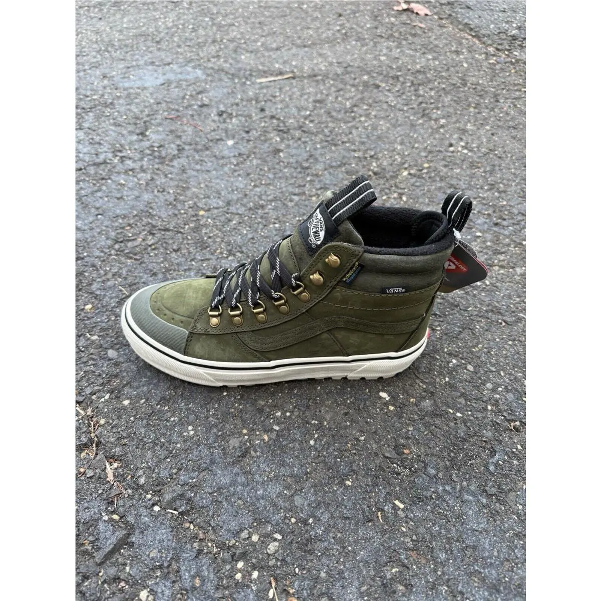 Vans shoes - VANS Sk8-Hi - vn0009qmolv - Green 20