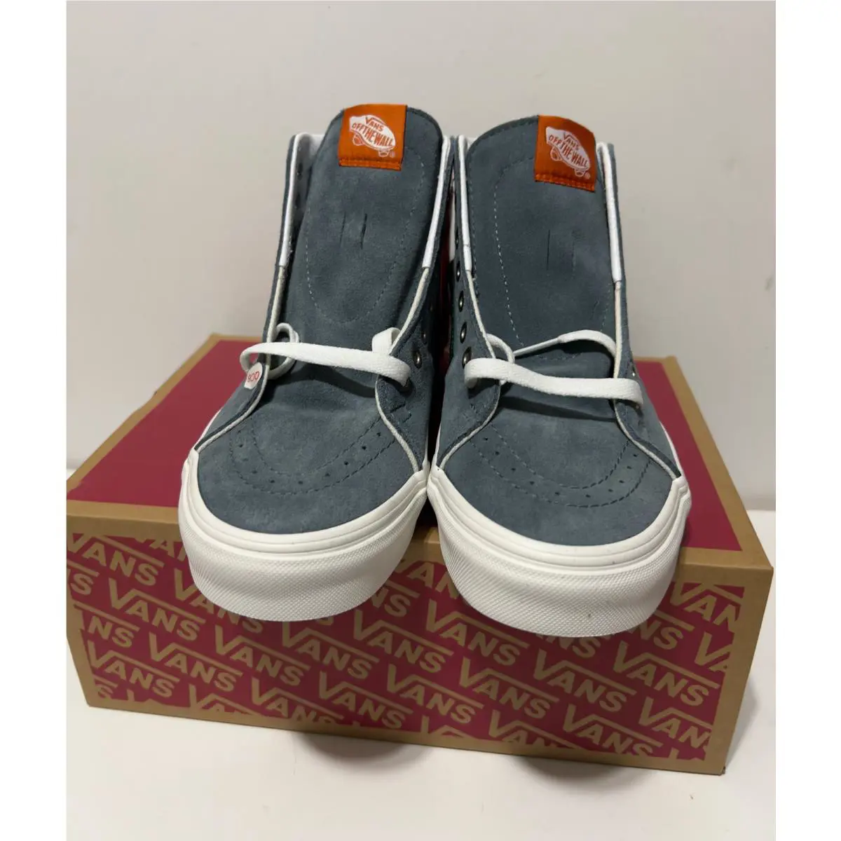 Vans shoes - VANS Hi - SK8HI - Blue/green 1
