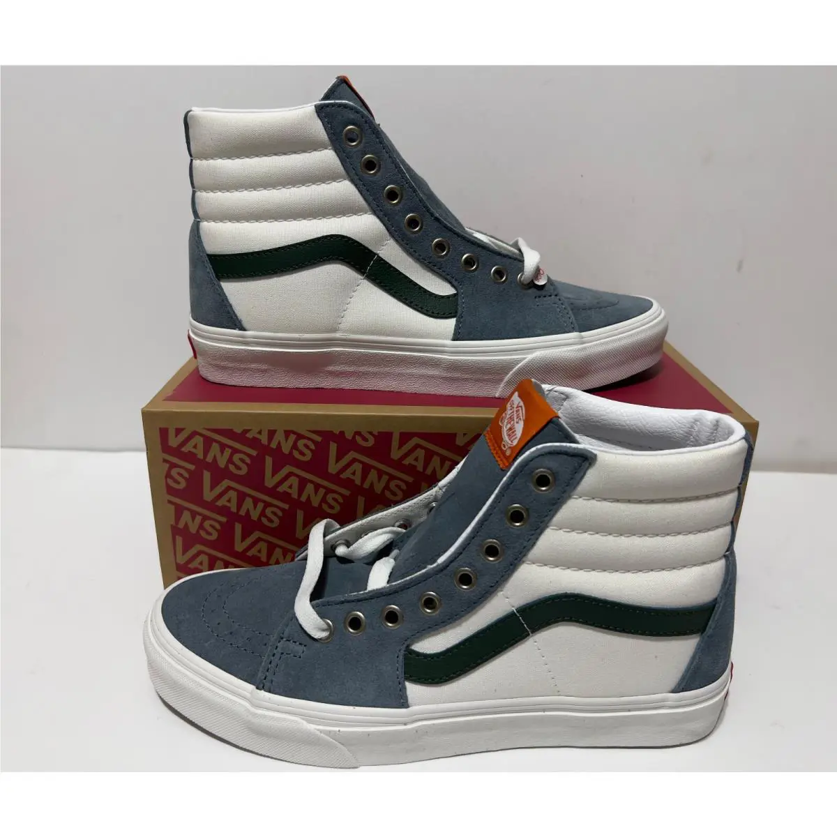 Vans shoes - VANS Hi - SK8HI - Blue/green 3