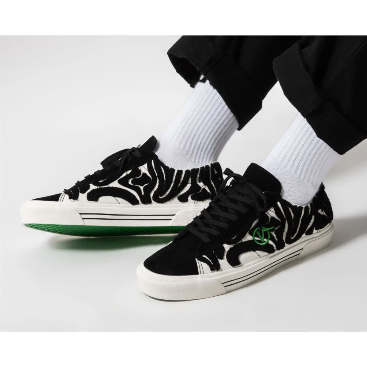 Vans shoes - Vans Sid DX - Sid - VN0A4BTX211 - Black/White/Green/Red 8