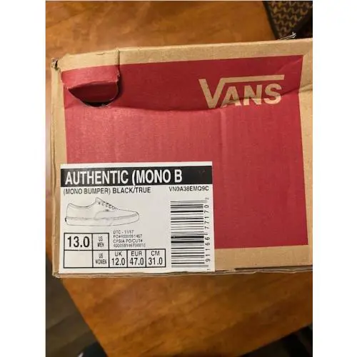 Vans shoes - VANS Authentic Mono - Authentic Mono - VN0A38EMQ9C - Black 3