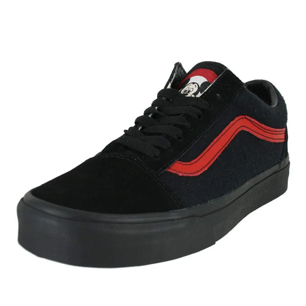 Vans x Disney Old Skool Mickey Mouse Club White Size 4 Mens Sneakers - Black