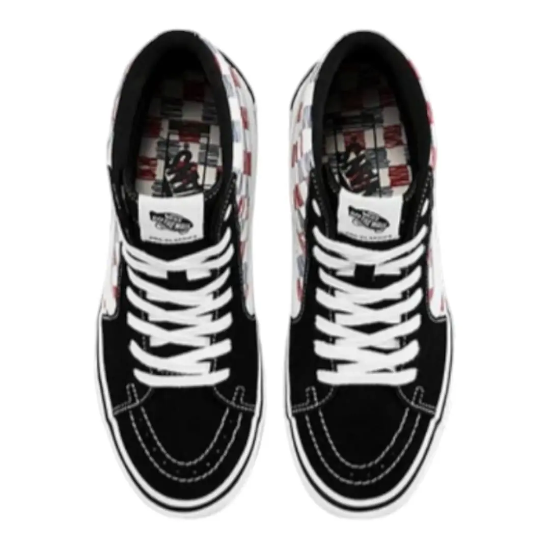 Vans shoes - VANS Sk8-Hi - VN0A45JD2MB - Black, White, Red and Blue 6