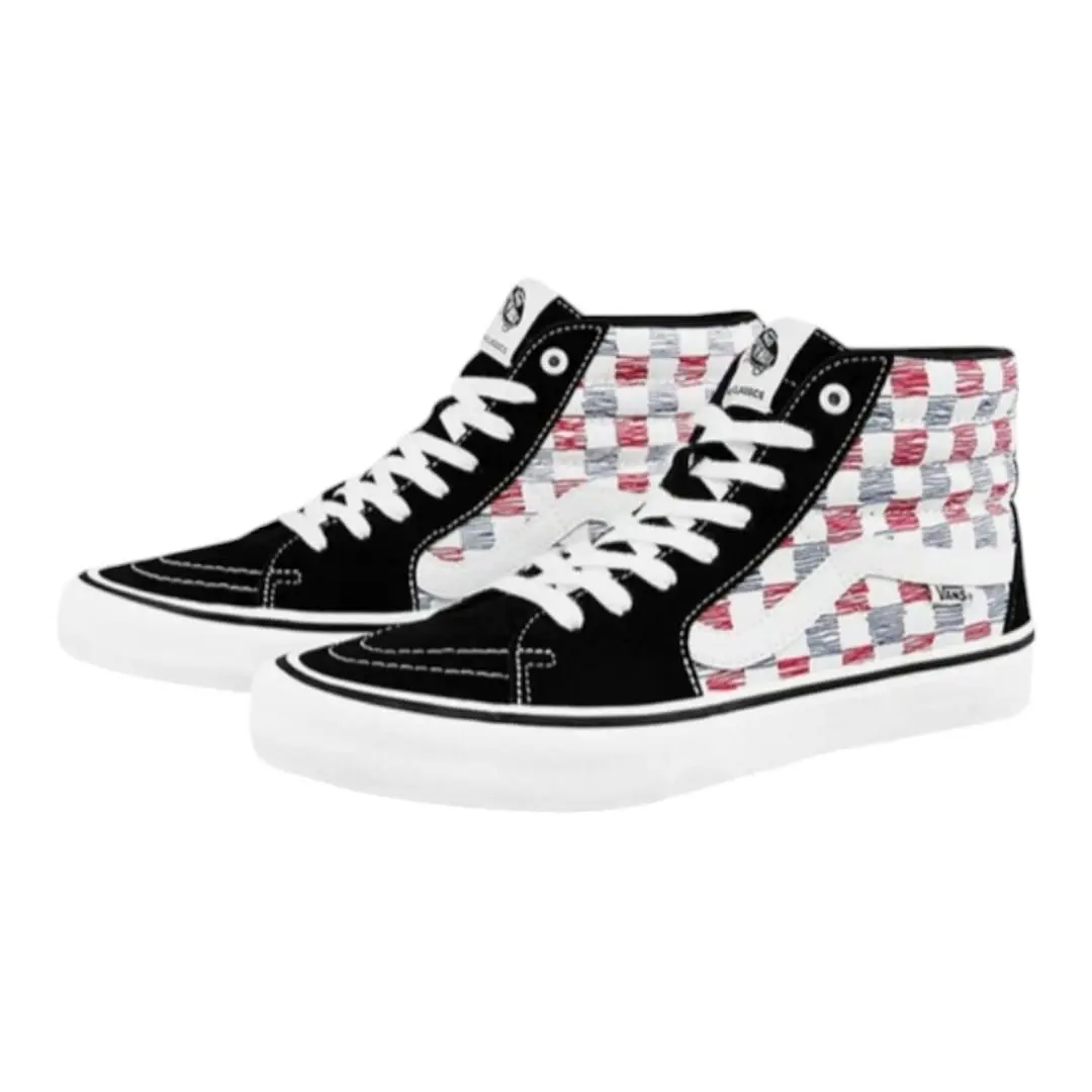 Vans shoes - VANS Sk8-Hi - VN0A45JD2MB - Black, White, Red and Blue 10