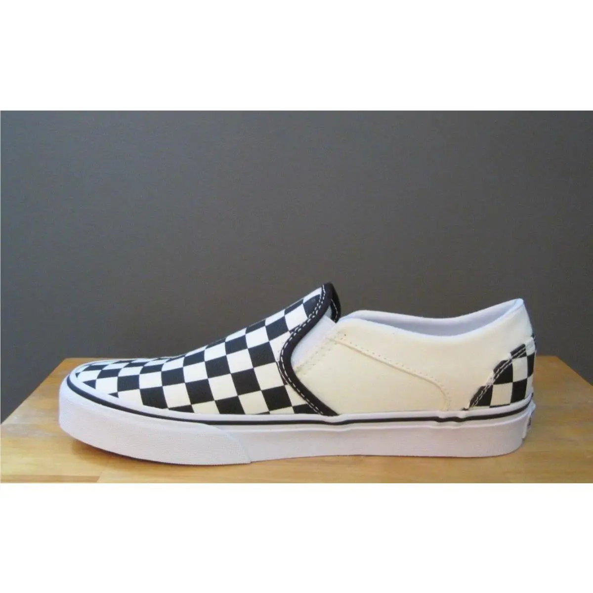 Vans shoes - Checkerboard - Checkerboard - Black / (Off) White 3