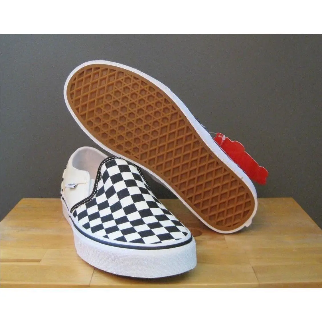 Vans shoes - Checkerboard - Checkerboard - Black / (Off) White 4