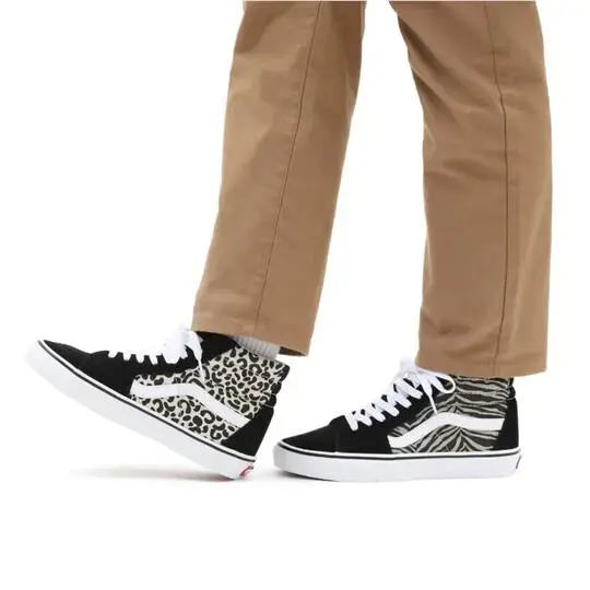 Vans shoes - Sk8 Hi - VN0A32QG9XB - Black, Beige 5