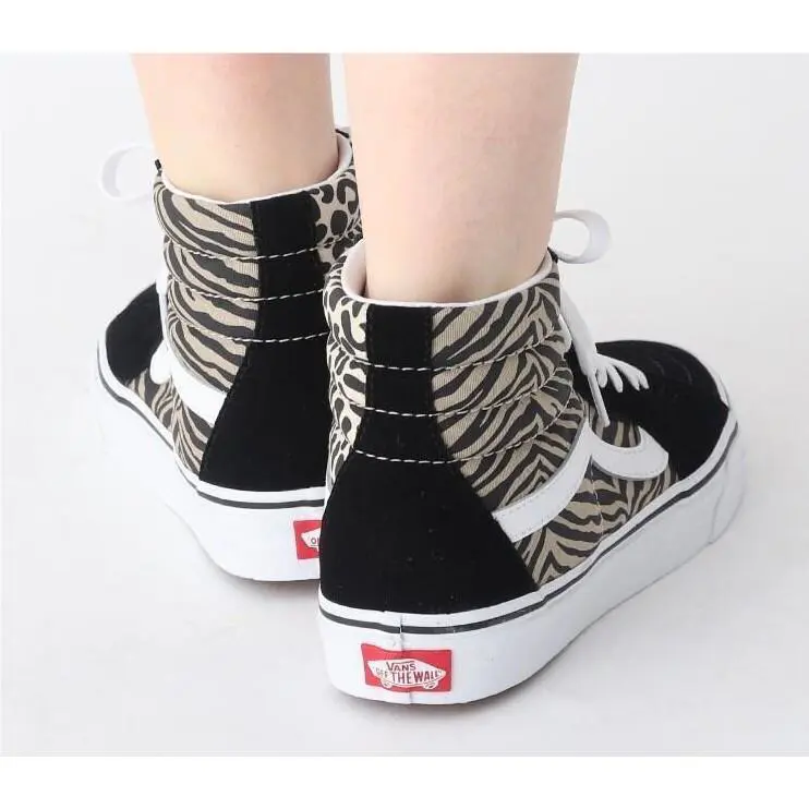 Vans shoes - Sk8 Hi - VN0A32QG9XB - Black, Beige 4