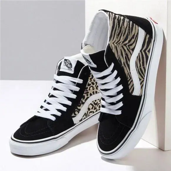 Vans shoes - Sk8 Hi - VN0A32QG9XB - Black, Beige 22