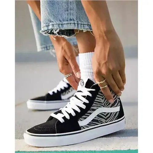 Vans shoes - Sk8 Hi - VN0A32QG9XB - Black, Beige 0