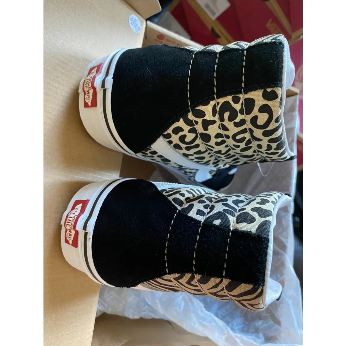 Vans shoes - Sk8 Hi - VN0A32QG9XB - Black, Beige 20