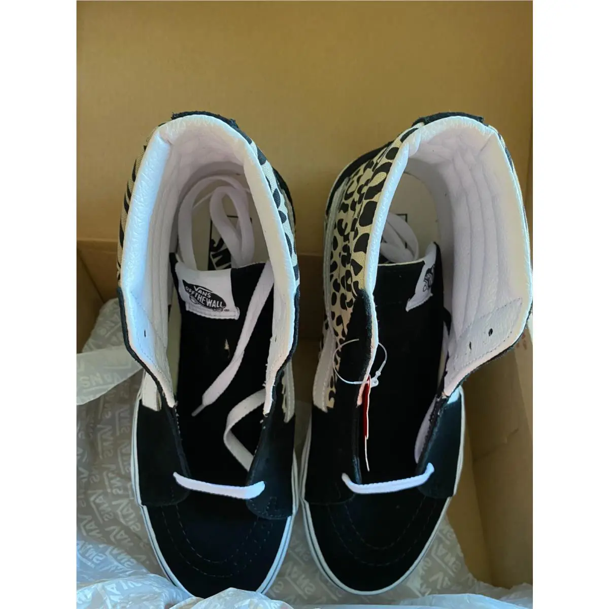 Vans shoes - Sk8 Hi - VN0A32QG9XB - Black, Beige 21