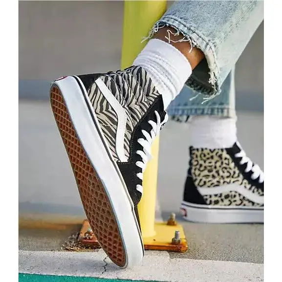 Vans shoes - Sk8 Hi - VN0A32QG9XB - Black, Beige 3