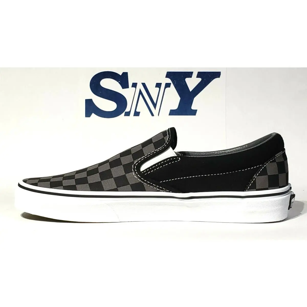 Vans shoes - VANS Classic Slip-On - Classic - BLACK/OFF WHITE 21