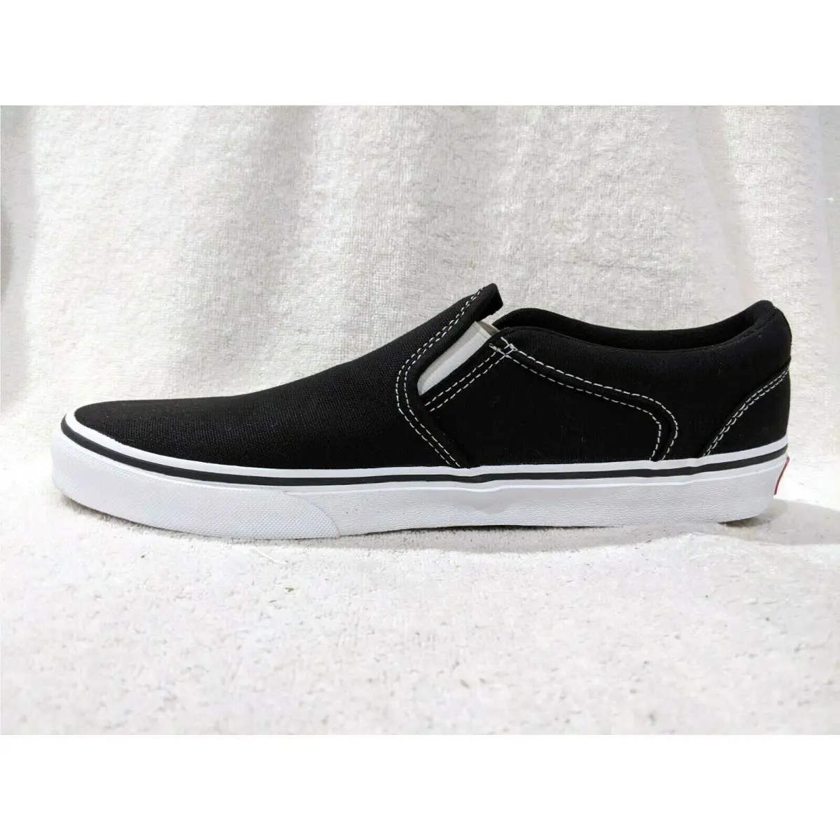 Vans shoes - VANS Asher - Asher - VN000SEQ187 - Black/White 4