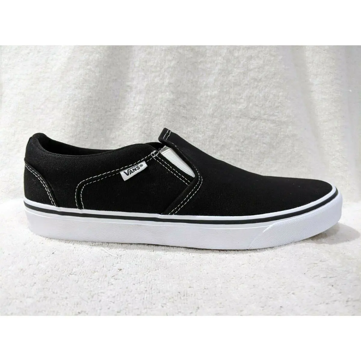 Vans shoes - VANS Asher - Asher - VN000SEQ187 - Black/White 5