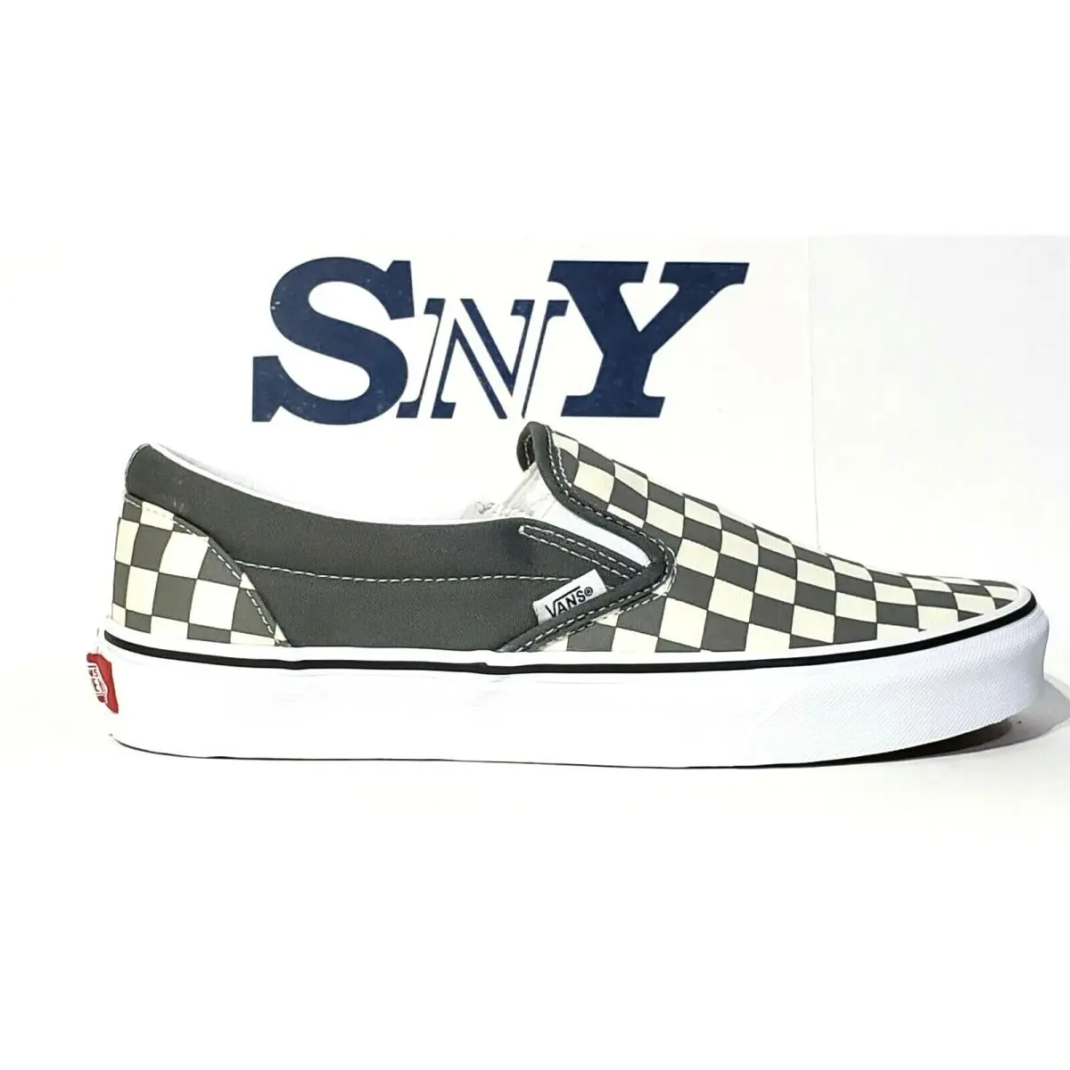 Vans shoes - VANS Slip On - Slip - Pewter/White 3