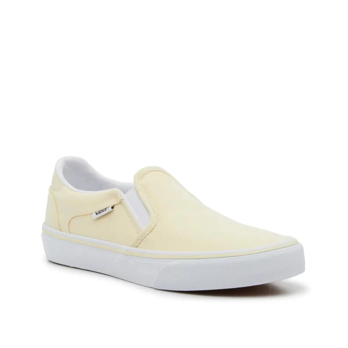 Woman`s Fashion Sneakers Vans Asher Deluxe Slip - Yellow