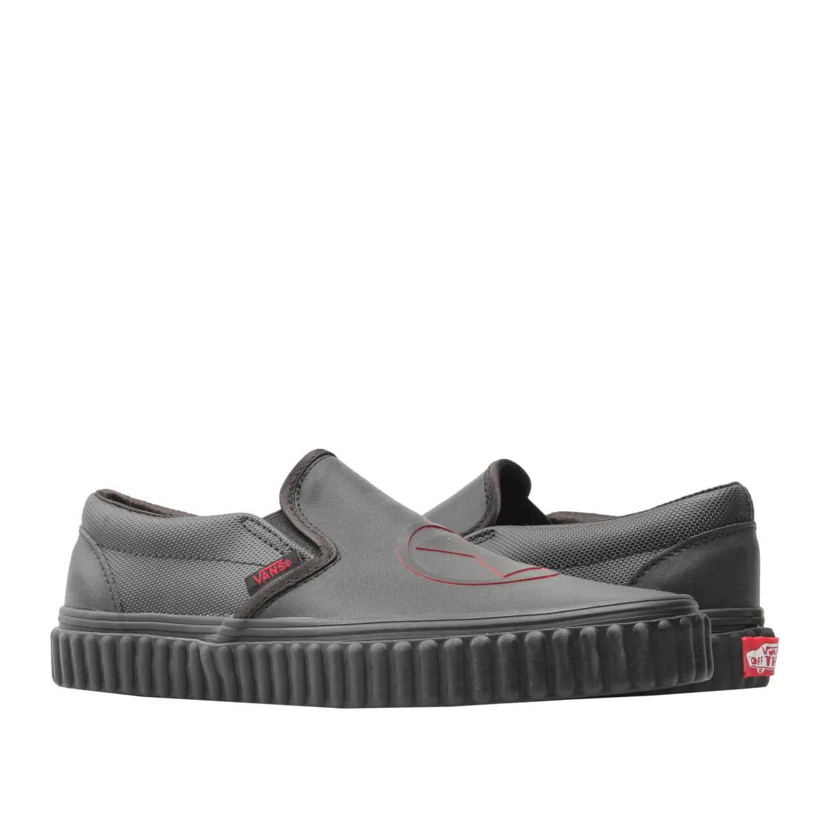 Vans Classic Slip On Marvel Black Widow/black Low Top Sneakers VN0A38F7U7K - Black Widow/Black