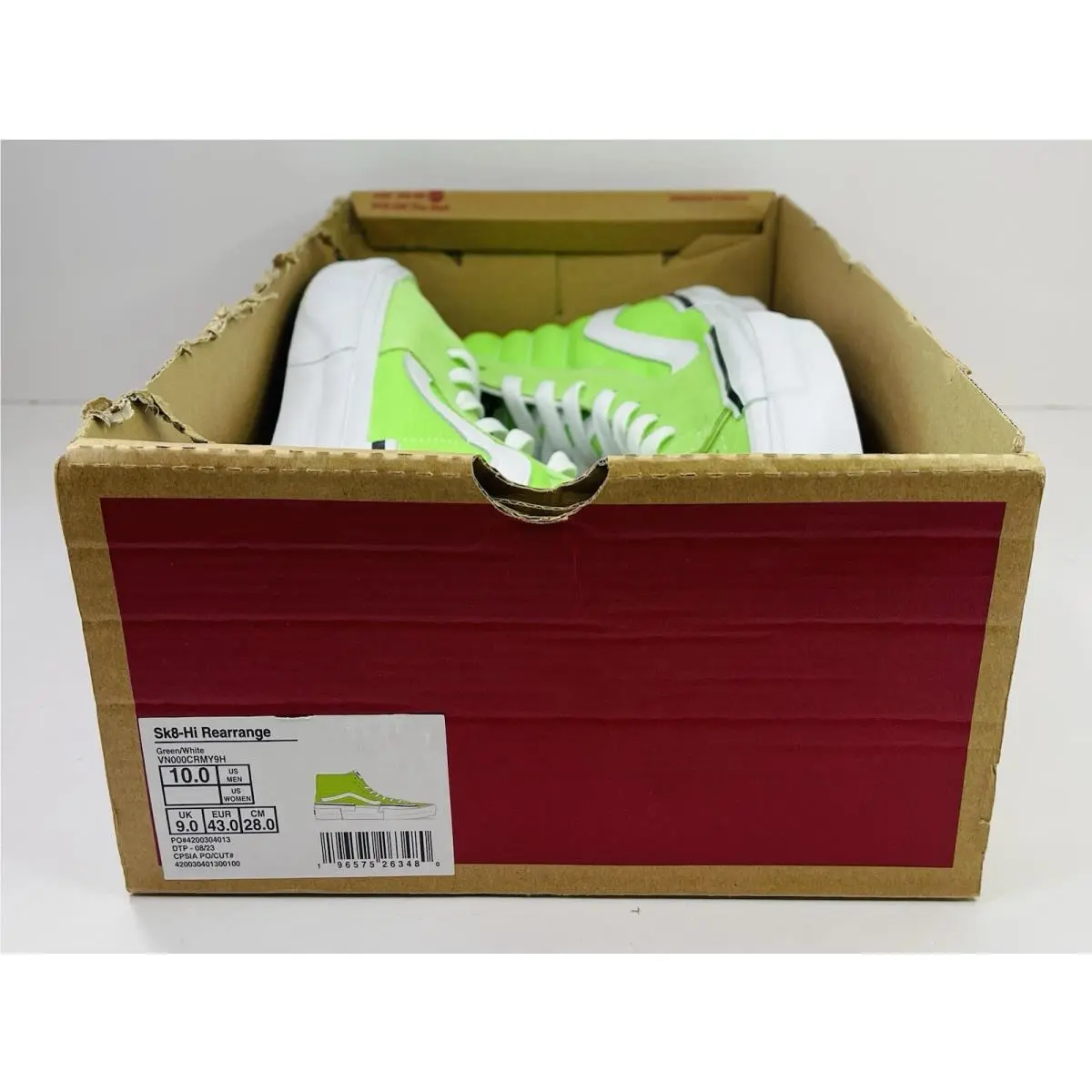 Vans shoes - VANS Sk8-Hi - VN0007NP6BT - Green 12