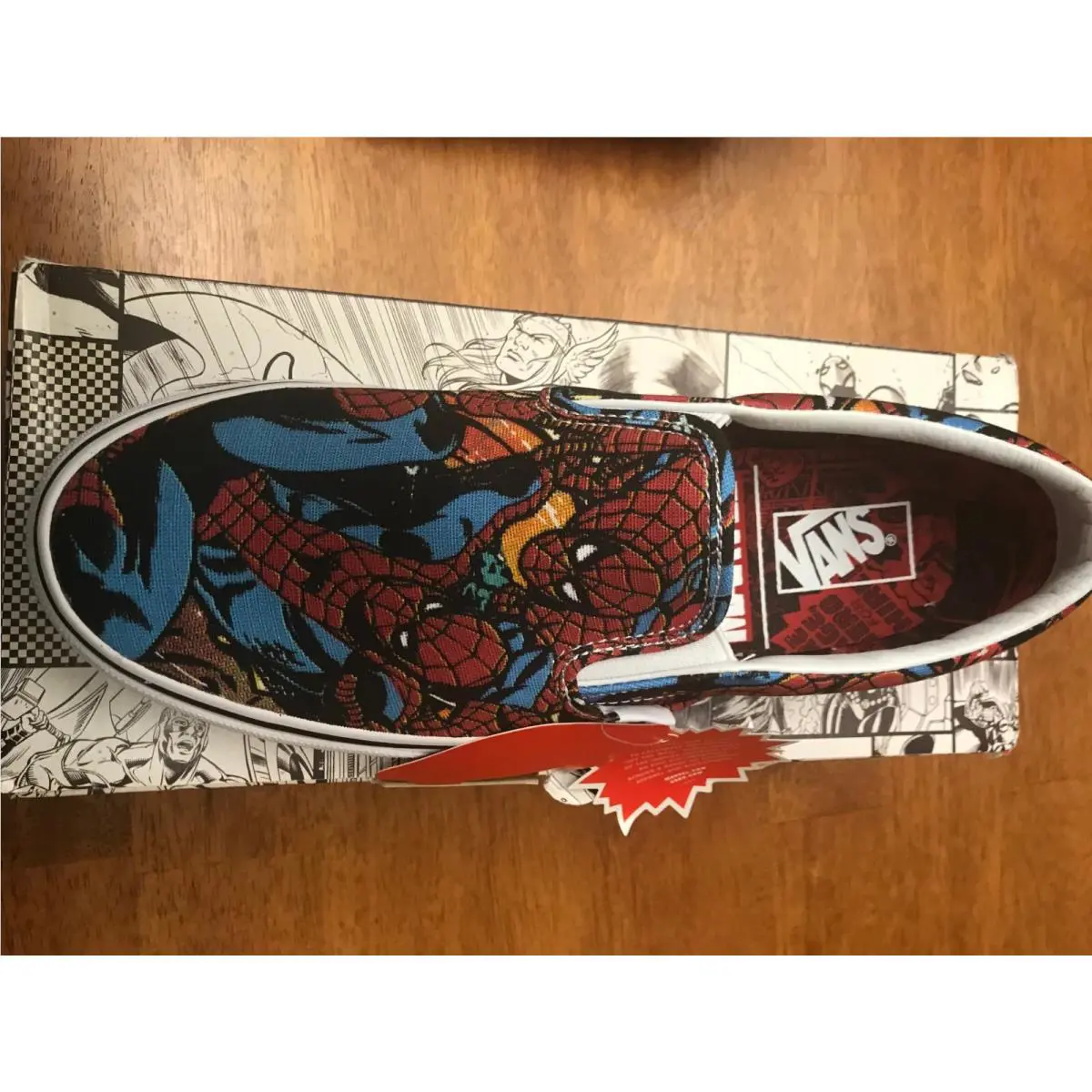 Vans shoes - VANS Classics - Classics - Red, Blue, White 1