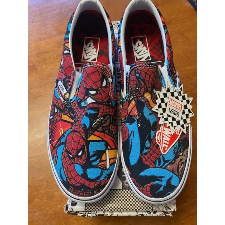 Vans shoes - VANS Classics - Classics - Red, Blue, White 6