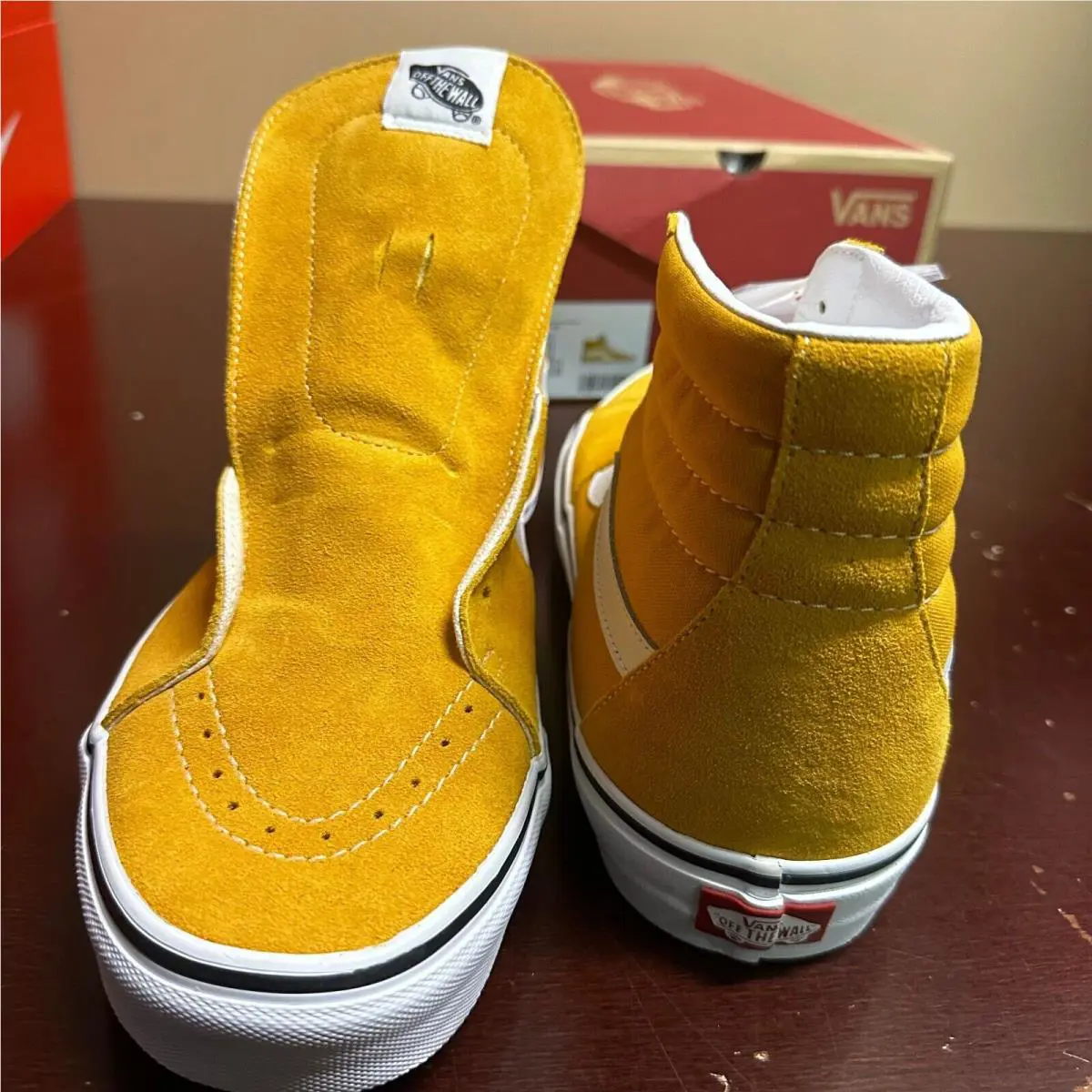 Vans shoes - VANS Sk8-Hi - VN0A7Q5NF3X - Yellow 1