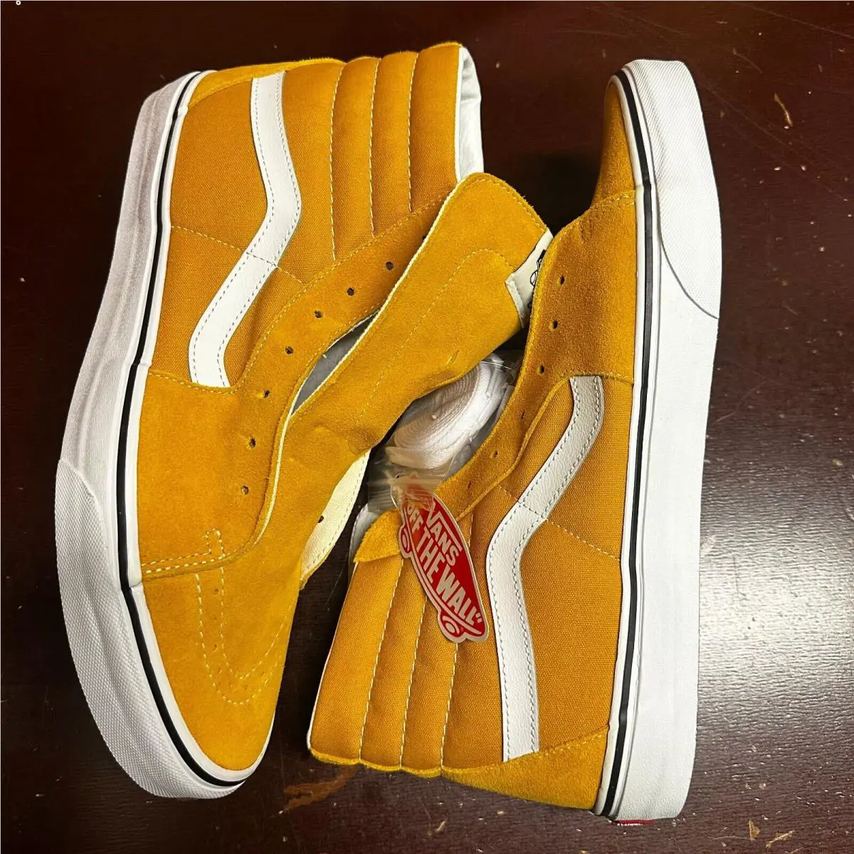 Vans shoes - VANS Sk8-Hi - VN0A7Q5NF3X - Yellow 2