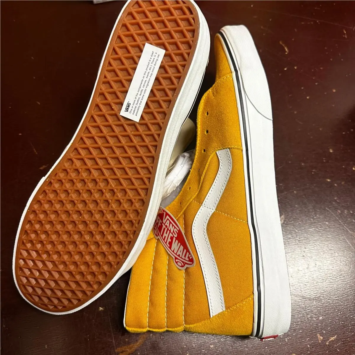 Vans shoes - VANS Sk8-Hi - VN0A7Q5NF3X - Yellow 10